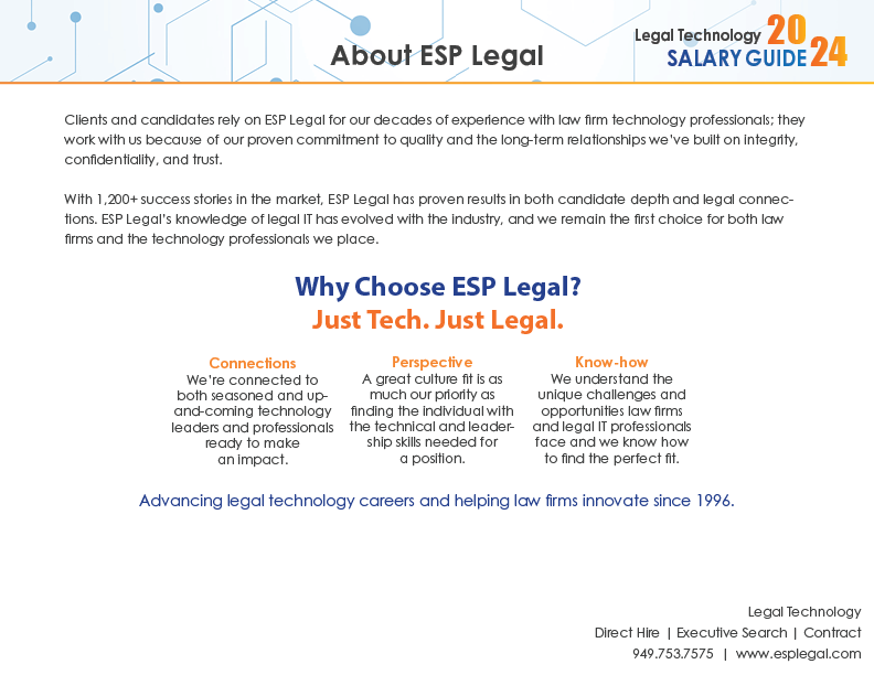 2024 Legal Tech Salary Guide10